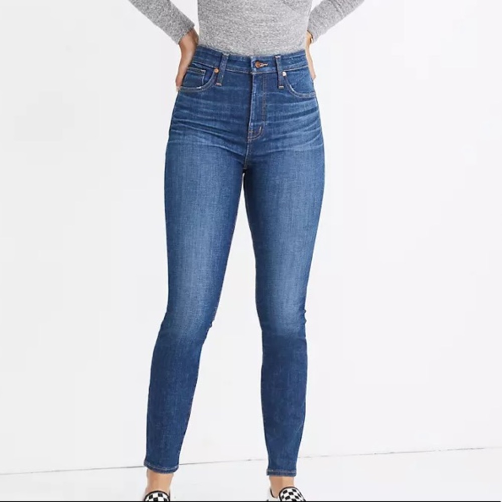 Madewell Petite Curvy High Rise Skinny Jeans